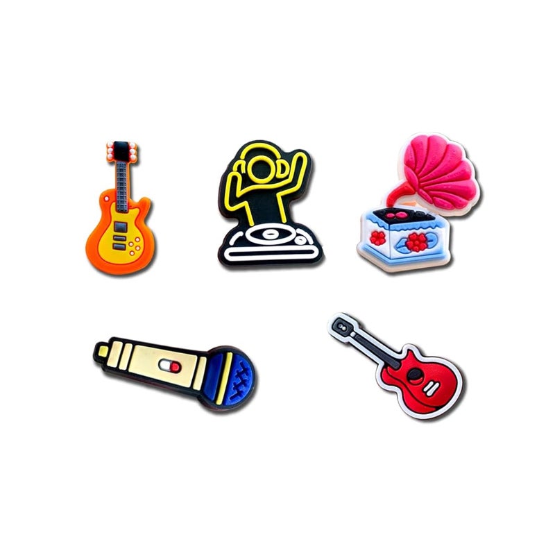 BOWNDY Music Decoration Charms,Cute Charm Gift for Toddler Girls Kids Teens Women Adults,PVC Different Charms for Clog Sandals Shoe Decoration - Image 5