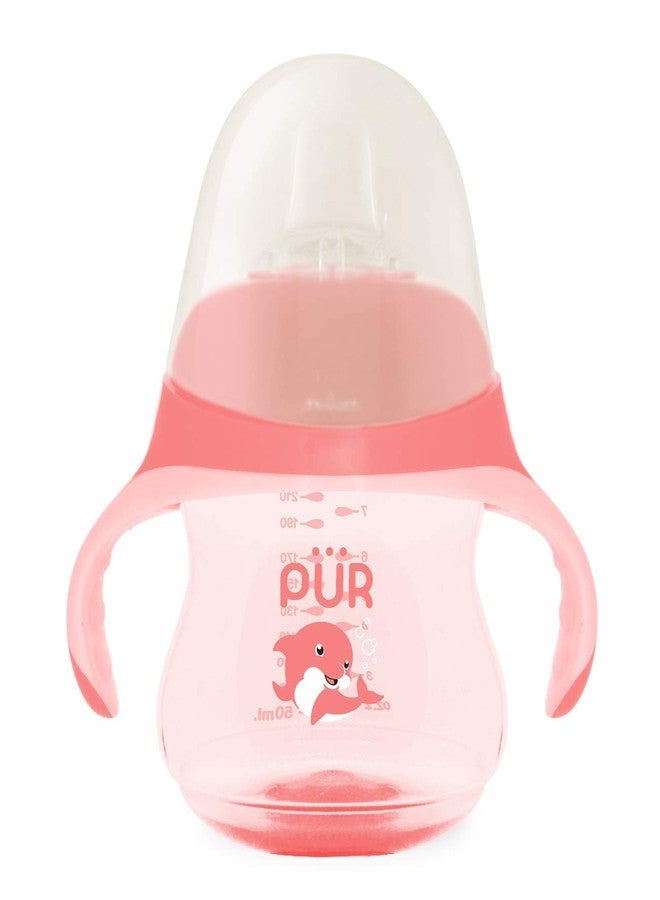 Pur Dolphin Cup with Spout (Pink) - Image 1