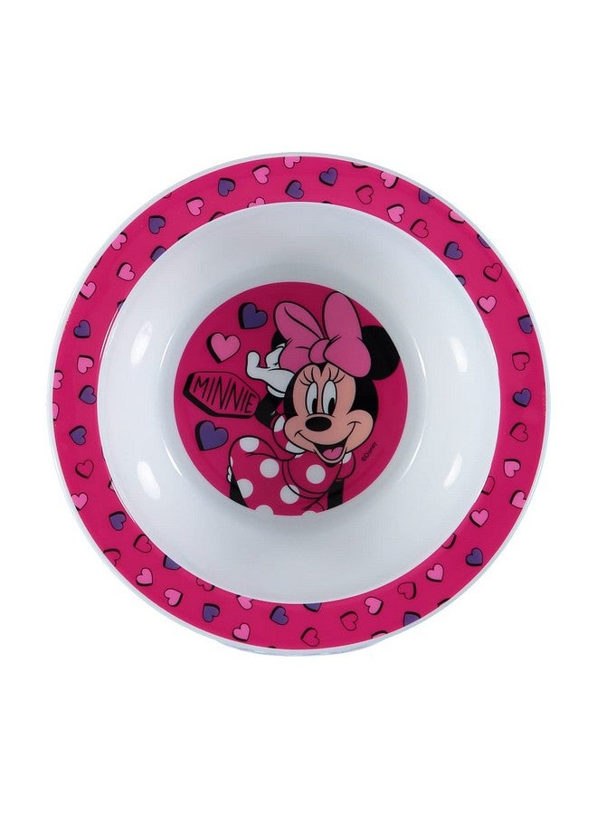 Minnie Mouse Dinner Set Box With Plate Bowl And Spillfree Training Cup For Kids Cute And Fun Disney Baby Bpa Free Plastic Dinnerware Set Featuring Minnie Mouse For Boys And Girls 3 Pieces Set - Image 3