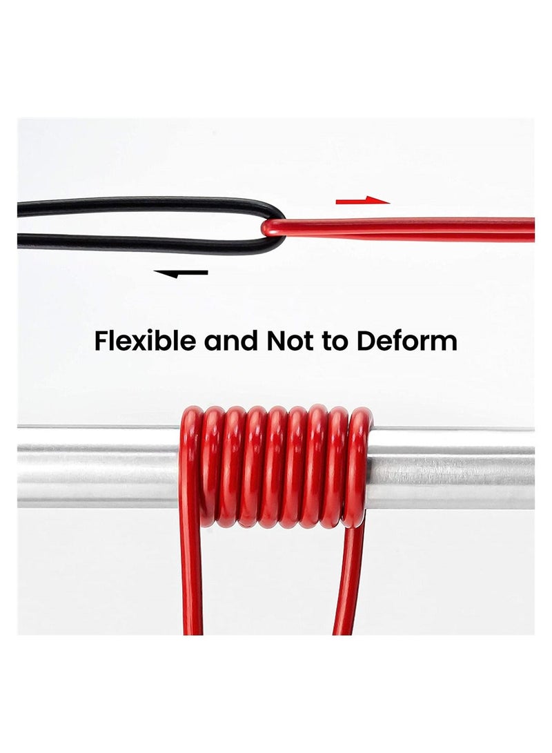 Y&D 2 Piece Alligator Clips Electrical Test Lead Set, 15A Jumper Heavy Duty with Protected Copper Clips, High Quality Silicone Cable for Testing 39 Inch - Image 4