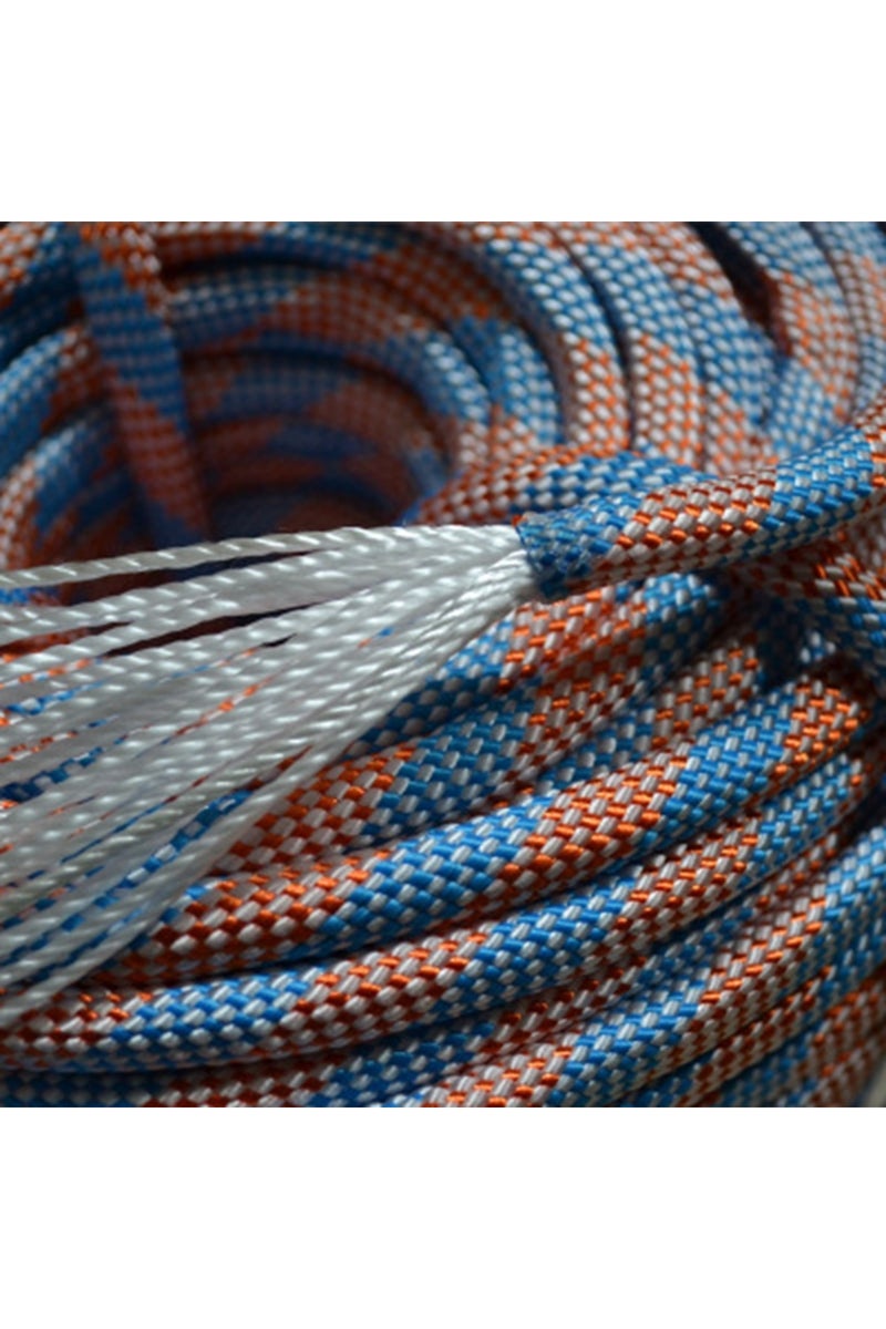 إيروريكس حبل تسلق من ديزرت آند فوكس بطول 30 مترًا (98.4 قدمًا)، حبل طوارئ خارجي، متوفر بأطوال 10 أمتار/20 مترًا/30 مترًا/50 مترًا، مقاوم للتآكل، قطر 9 ملم. - Image 4