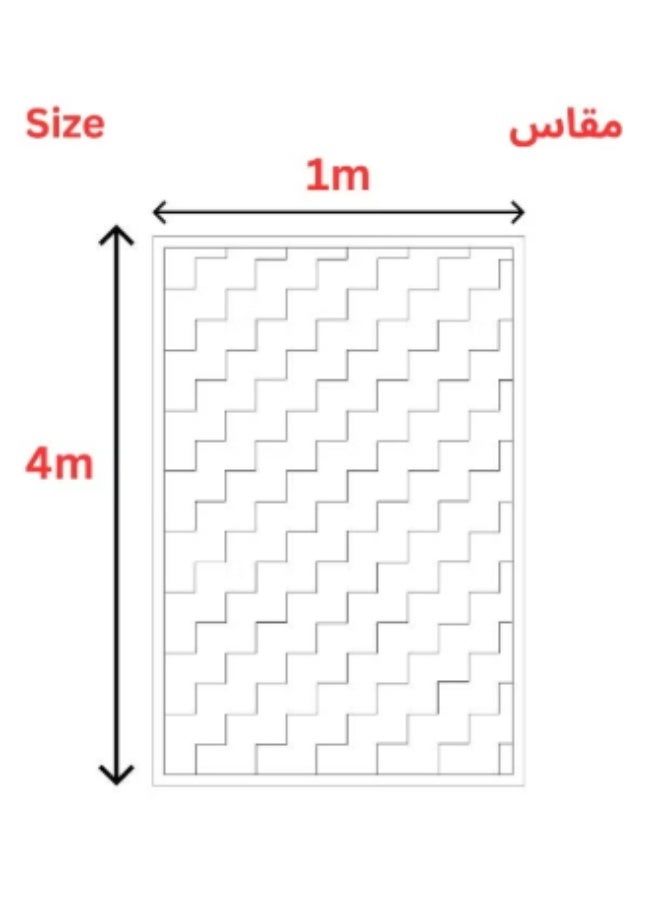 Soft, cushioned long runner rug (400 x 100 cm) – Rug for bedrooms and hallways – Modern geometric-patterned floor rug – Luxury entryway and hallway runner – Comfortable home rug for daily use - Image 2