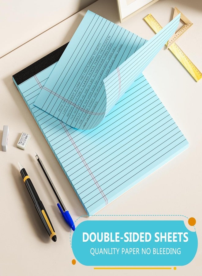 Vishoitty Legal Pads 8.5 x 11, Colored Note Pads 8.5 x 11, Wide Ruled Paper, 3 Pack Notepads 8.5 x 11, to Do List Notepad, Perforated Lined Paper, 30 Sheets/Pad, Multicolor Writing Pad for School, Home, Office - Image 4