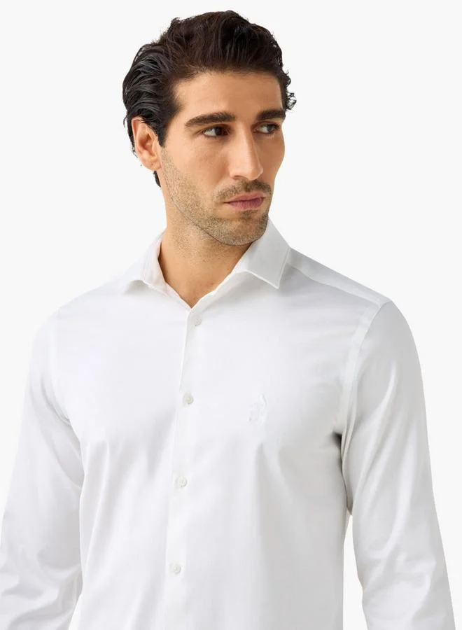 Emperor  Emperor Embroidered Shirt with Collar and Long Sleeves for Men | Best Price UAE