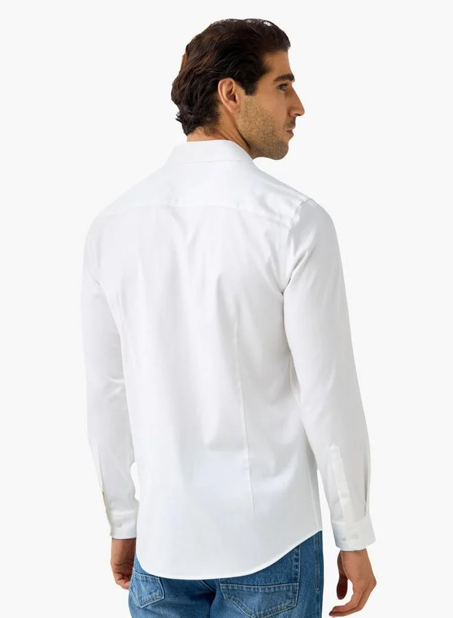 Emperor  Emperor Embroidered Shirt with Collar and Long Sleeves for Men | Best Price UAE