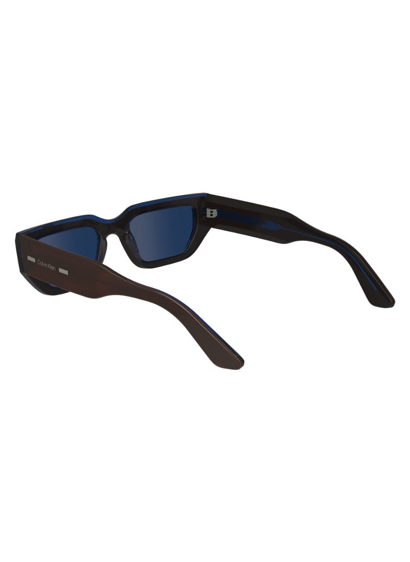 CALVIN KLEIN FULL RIM ACETATE ACETATE CALVIN KLEIN SUN CK24500S 5119 (227) BROWN/AZURE  - Image 5