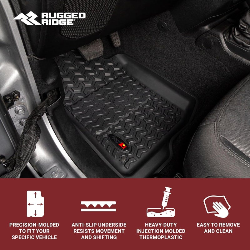Rugged Ridge Floor Liner Kit for Jeep Wrangler JL 2-Door - Image 2