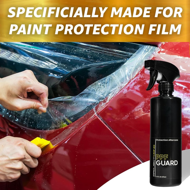 Rev Auto Project Mono's PPF Guard - Cleans and Restores Paint Protection Film, Enhances Hydrophobic Properties for All Car PPF (16 fl oz) - Image 5