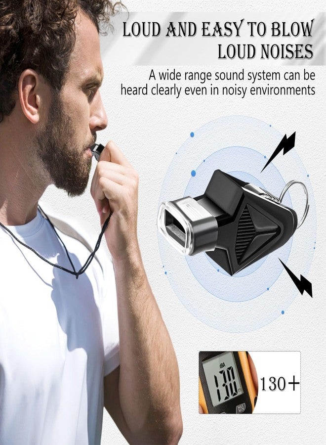 TecoKart® Black Whistle for Sports Coach - High Sound with Lanyard, Reliable Whistles for Referee, Coaches, Sport, Life Guard, Survival - Image 5