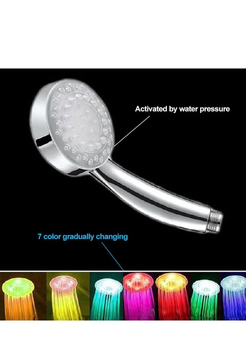 Generic - LED Illuminated Shower Head - With Thermal Sensor Automatically Changes Colors According To Temperature, Water Saving And Eco-friendly, Illuminates Water Flow Ideal For Child Safety - Image 1