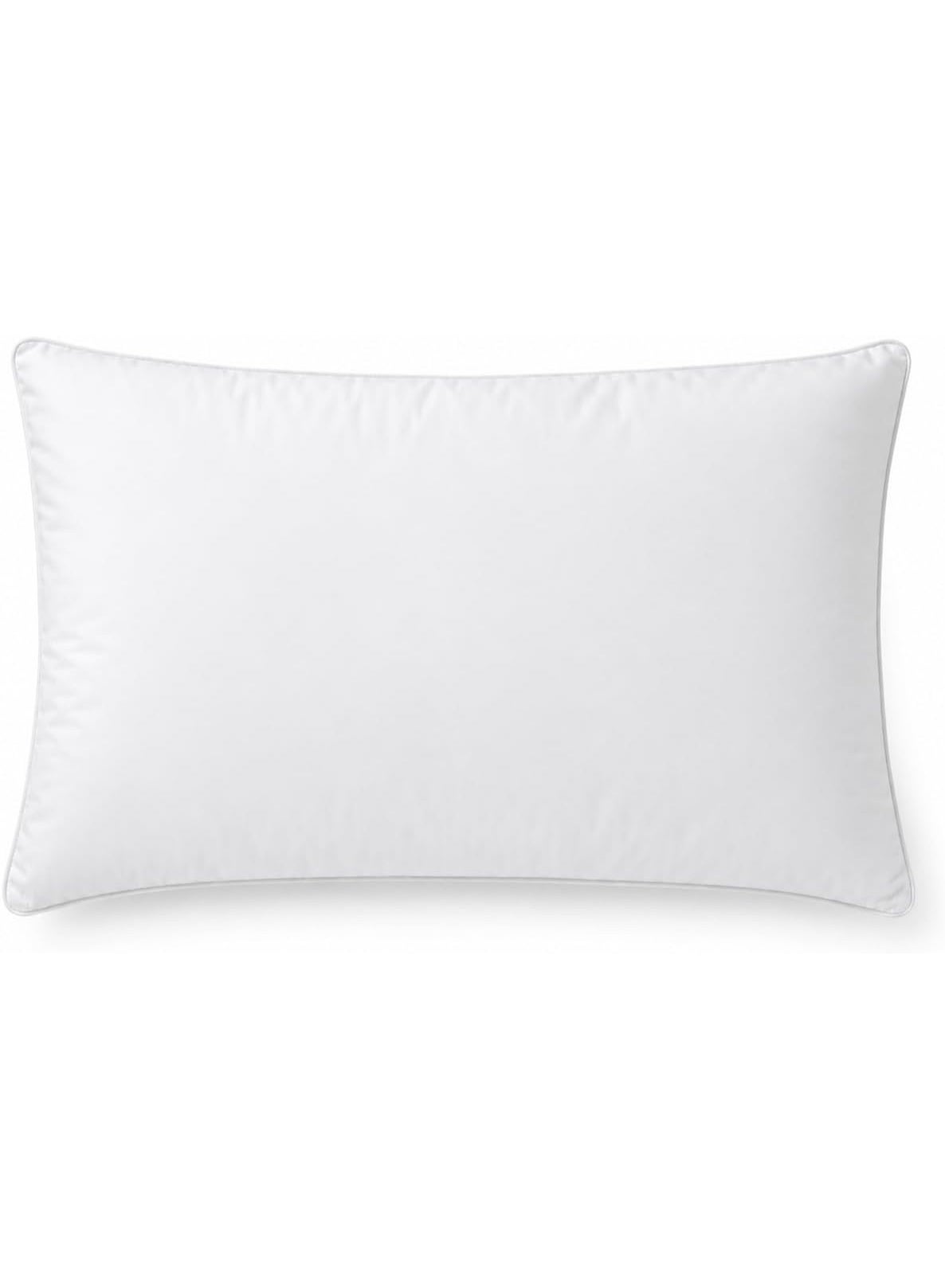Easeliving Hypoallergenic Microfiber Pillow 50 x 70 cm Soft Support Sleeping Cushion Breathable Fabric Hollow Fiber Filling Shape Retention Comfortable Bed Pillow for Everyday Rest