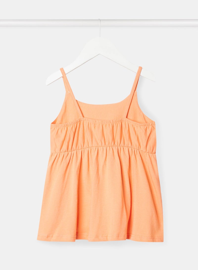 MANGO Girls Embroidered Floral Top - Image 2
