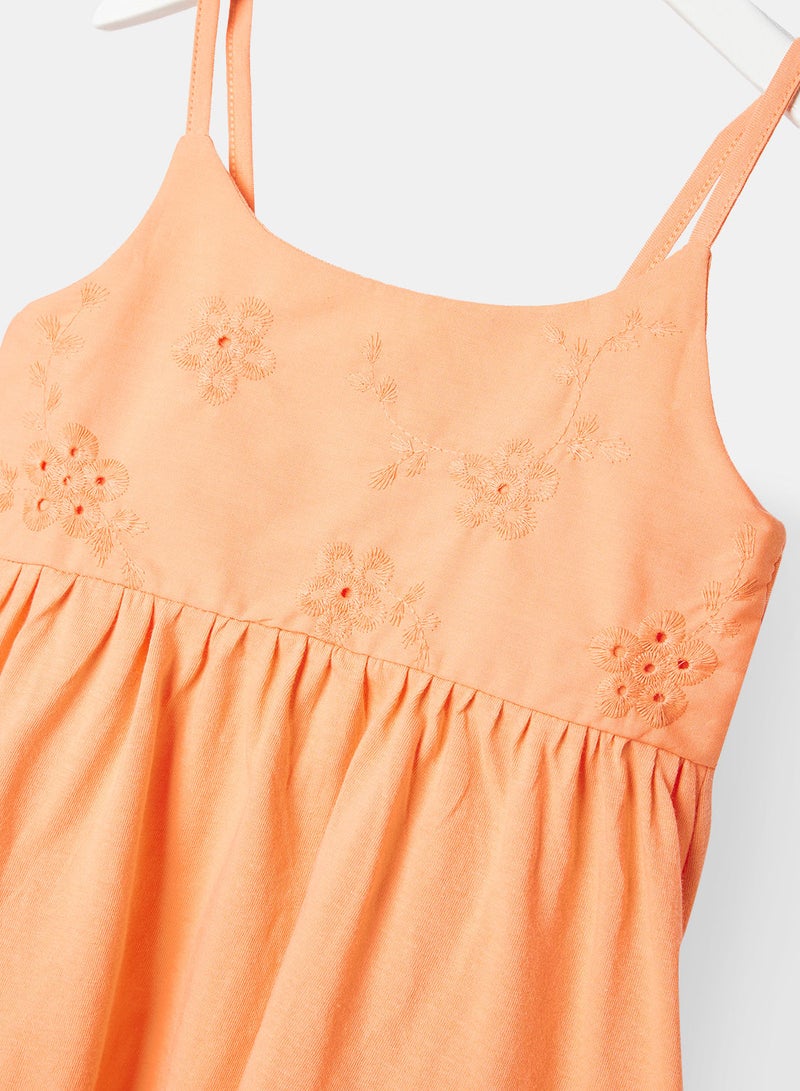 MANGO Girls Embroidered Floral Top - Image 3