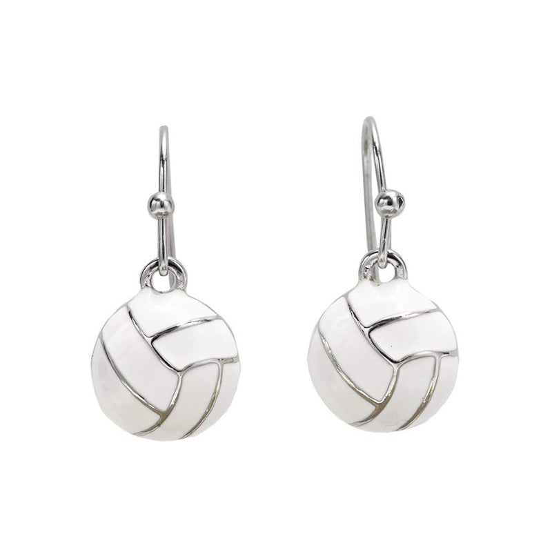 GIMMEDAT Volleyball Enamel Dangle Charm Earrings Jewelry Women Player Fan Gift - Image 5