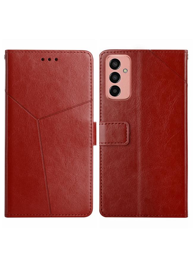 S-TOP Case For Samsung Galaxy M13 Y Stitching Horizontal Flip Leather Phone Case - Image 1