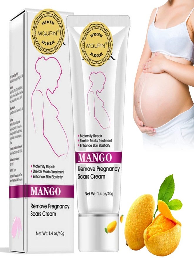 MQUPIN UniM Mango Stretch Marks and Scar Cream -Stretch Marks and Scar Removal Cream for Pregnancy - Best Body Moisturizer-40g - Image 1