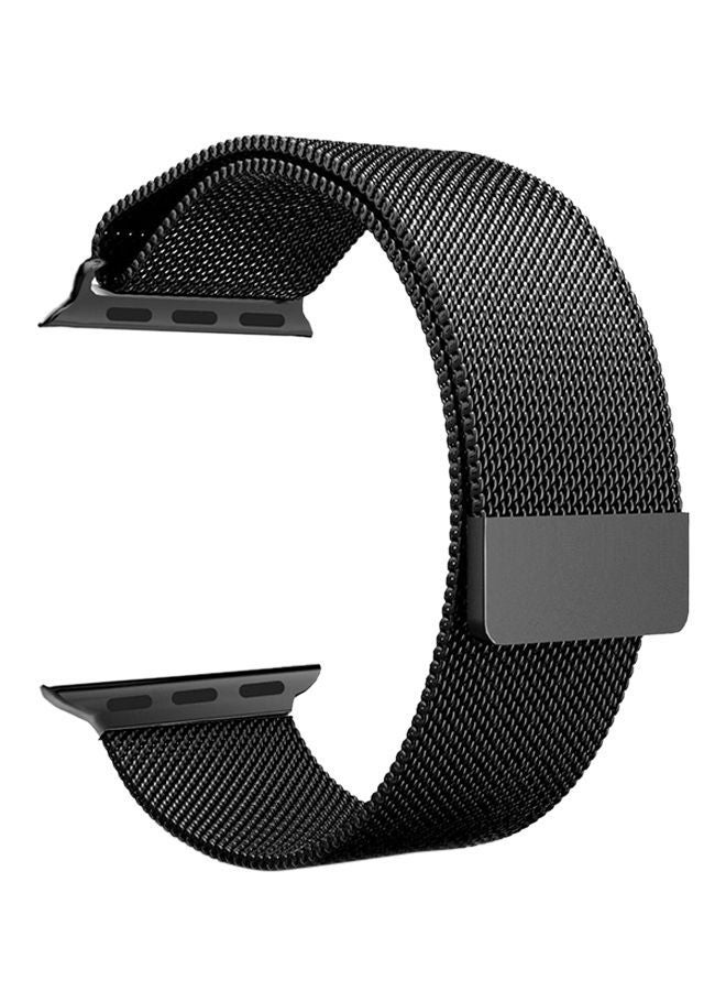 NIBEMINENT Stainless Steel Band Apple Watch 38 mm Black