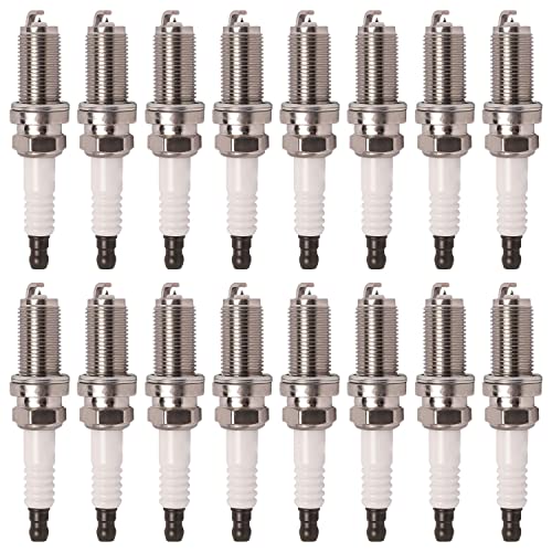 ENA Set of 16 Iridium Spark Plug Compatible with Chrysler Dodge Jeep Ram 300 Challenger Charger Durango Commander Grand Cherokee 1500 1500 Classic 2500 5.7L Replacement for 5018 LFR5AGP - Image 1
