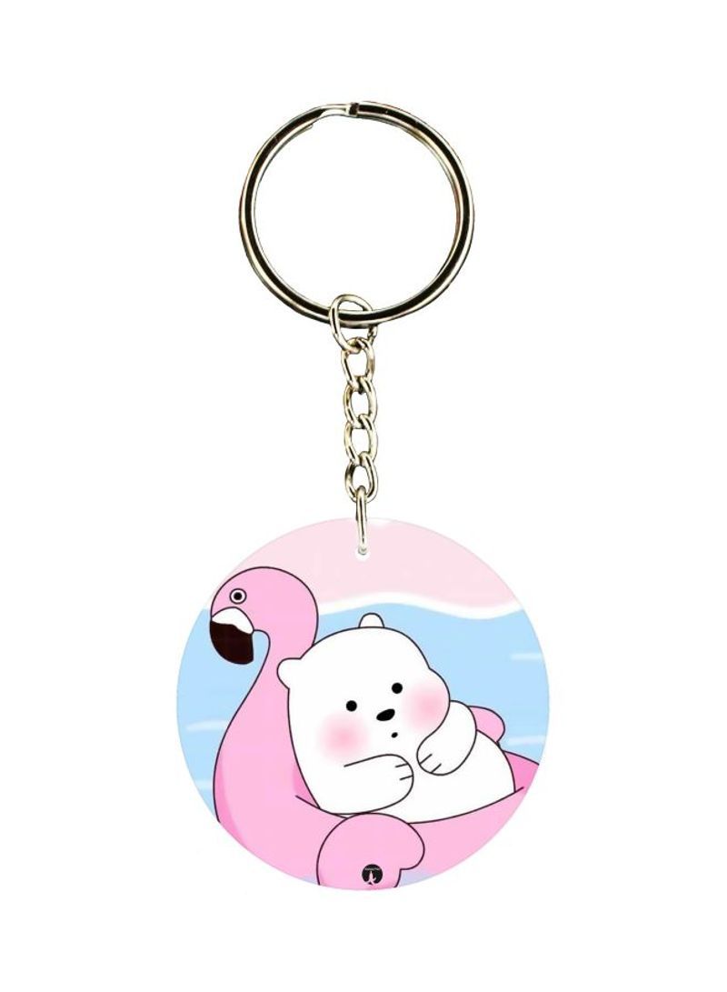 RKN Single Sided Bear Themed Keychain