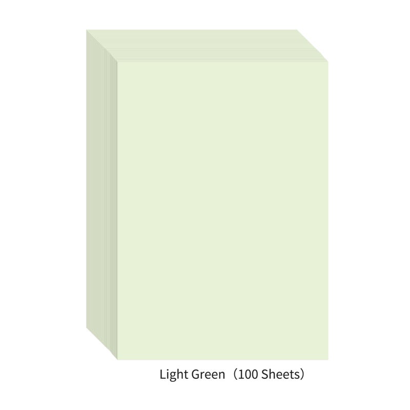 Colored Copy Paper: 100 Sheets 210*297mm Smooth Jam-Free - High Quality Thick Colored Paper for Printers Copiers Paper Folding Activities - Image 2