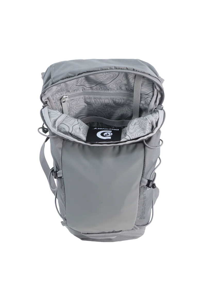 Discovery Discovery Body Spirit Nylon Ripstop 5L Small Backpack Grey for Men and Women, Durable Lightweight Waterproof Casual Daypack Bag for School College University Office Travel Hiking Adventure.