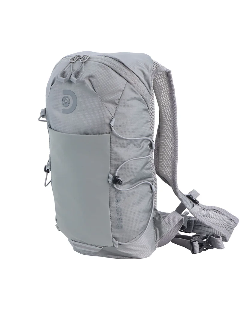 ديسكفري Discovery Body Spirit Nylon Ripstop 5L Small Backpack Grey for Men and Women, Durable Lightweight Waterproof Casual Daypack Bag for School College University Office Travel Hiking Adventure.