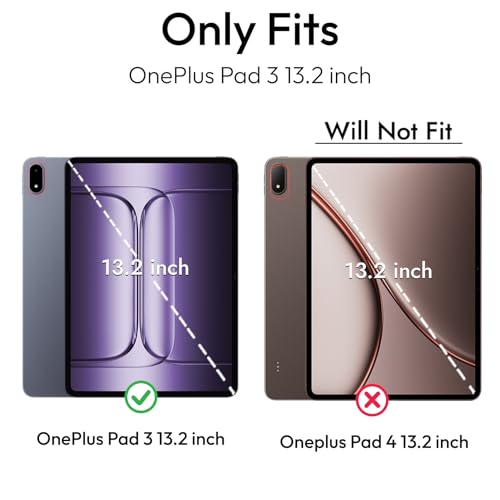 Robustrion Tempered Glass for OnePlus Pad 3 13.2 inch Screen Protector Guard for OnePlus Pad 3 13.2 inch Tablet - 1 Pack - Image 2