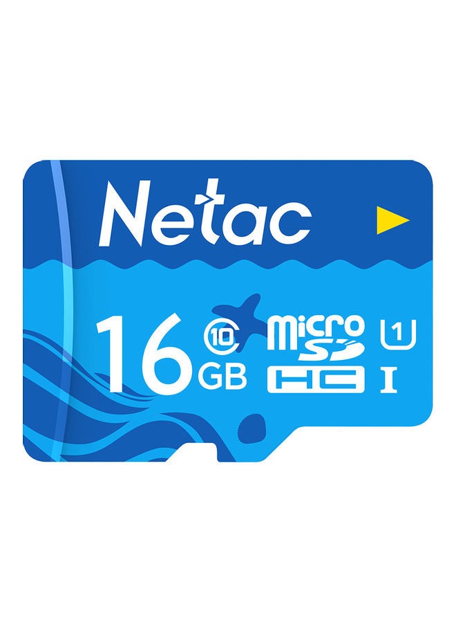 Netac Micro SD UHS-1 Class10 High Speed Memory Card Blue - Image 1