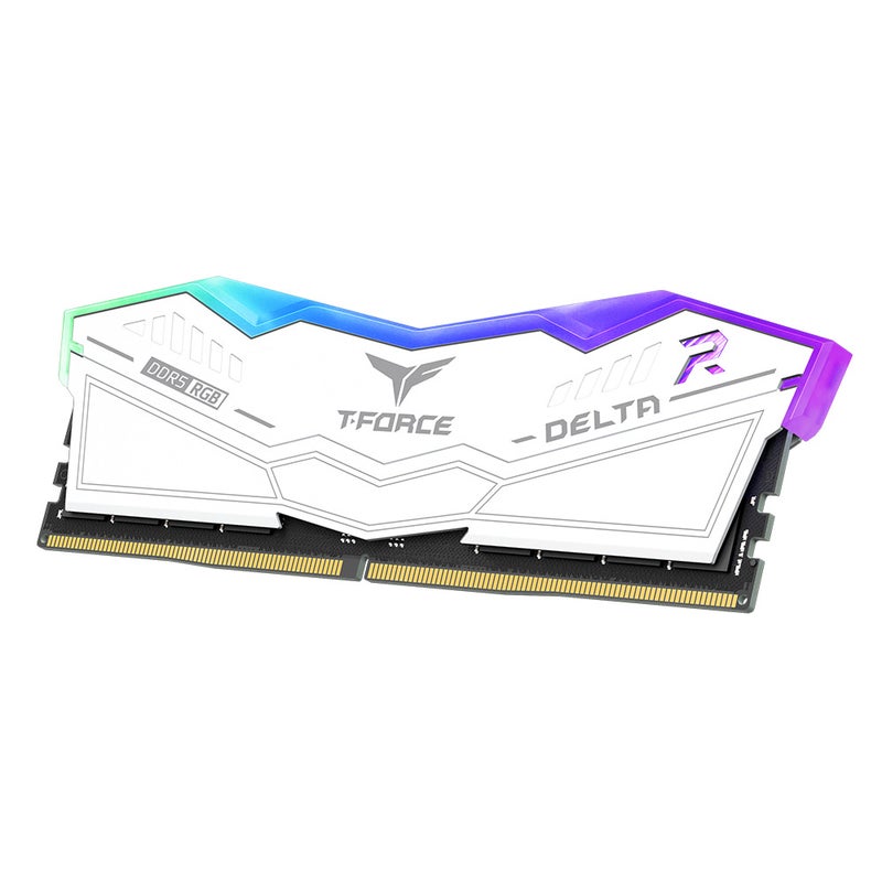 t force دلتا RGB أبيض UD-D5 64GB (32GBx2) 5200MHz CL40 FF4D564G5200HC40CDC01 - Image 3