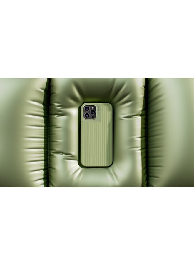 Nudient Apple iPhone 15 Pro 2023 6.1" Bold Case| Drop Proof, Shock Absorbing Cover, Smooth Silicon Grip, Slim & LightWeight, Made from Recycled Plastic, Supports Wireless Charging - Green - Image 5