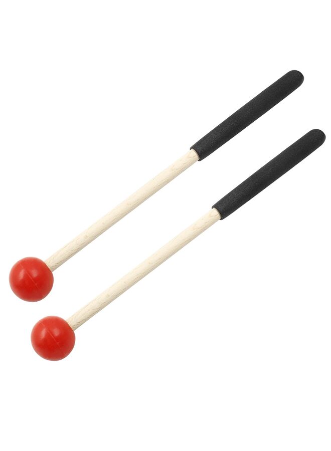 يُسلِّم مضارب إيقاعية بطول 8.66 بوصة برأس ومقبض مطاطيين، مضارب طبول خشبية للزيلوفون والجلوكنسبيل - Image 5