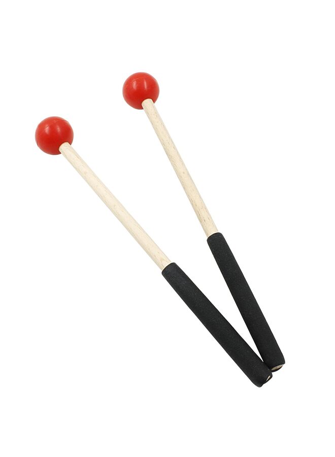 يُسلِّم مضارب إيقاعية بطول 8.66 بوصة برأس ومقبض مطاطيين، مضارب طبول خشبية للزيلوفون والجلوكنسبيل - Image 4