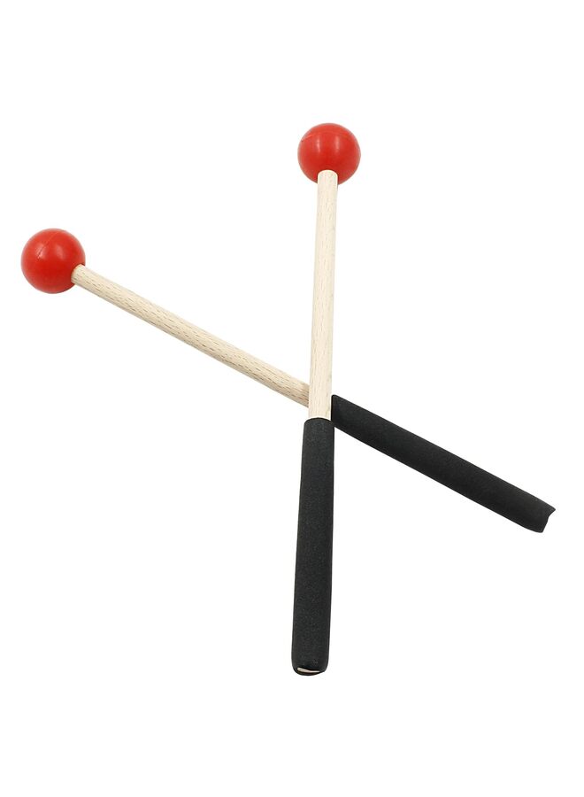 يُسلِّم مضارب إيقاعية بطول 8.66 بوصة برأس ومقبض مطاطيين، مضارب طبول خشبية للزيلوفون والجلوكنسبيل - Image 1