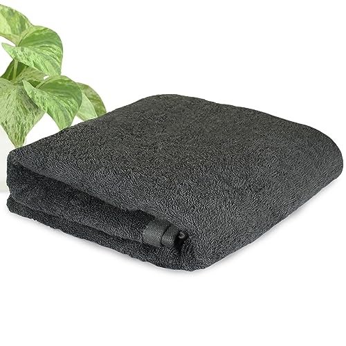 HEELIUM Bamboo Bath Towel | Lightweight & Quick Drying | Ultra Absorbent Towel | 140 x 70 cm - 400 GSM | Pack of 1 - Grey - Image 1