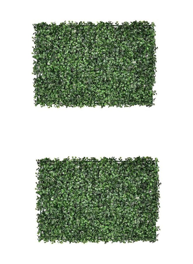 HOME TASTE Hometaste Wall Grass Artificial Green Wall Green Artificial Grass Wall Backdrop Nature'S Haven Synthetic Grass Wall Panel Decorative Backdrop For Indoor,Outdoor Garden Balcony 2 Pieces  - Image 1