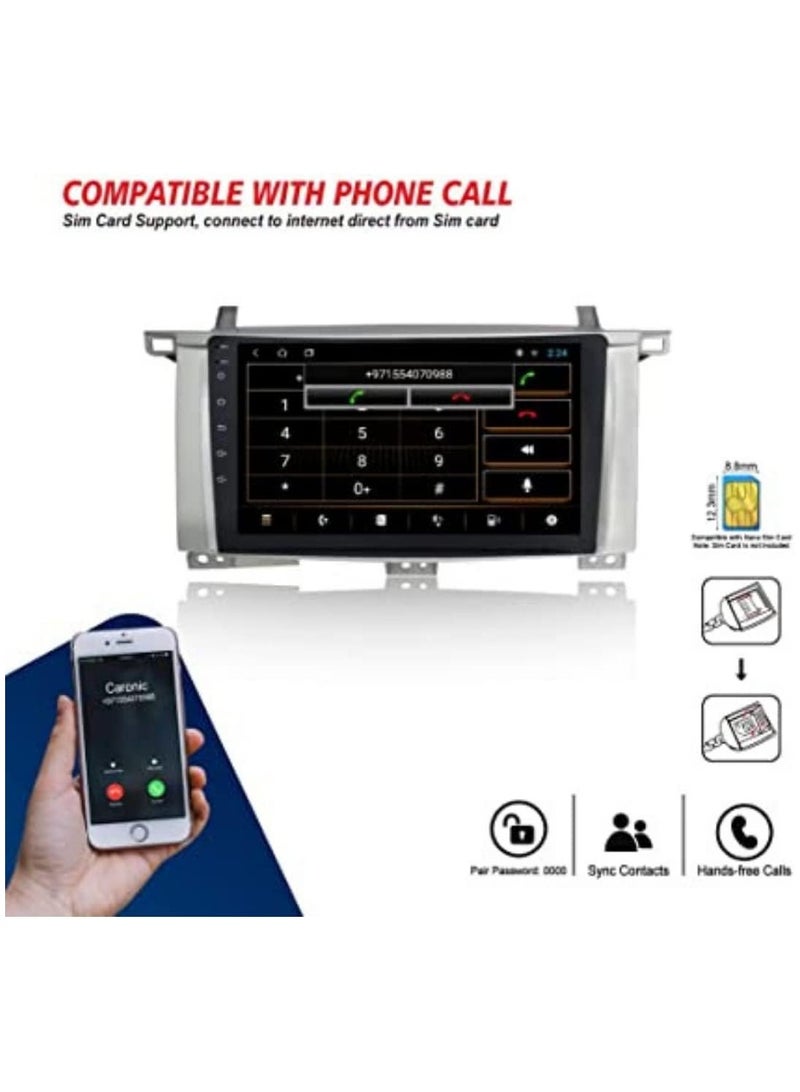 WINCA Car Stereo Screen For Toyota Land Cruiser 2004 to 2007 Full Touch Android Multimedia Monitor & Screen Tablets Video Players, Support 1024x768P (RAM 1GB, ROM 16GB) - Image 4