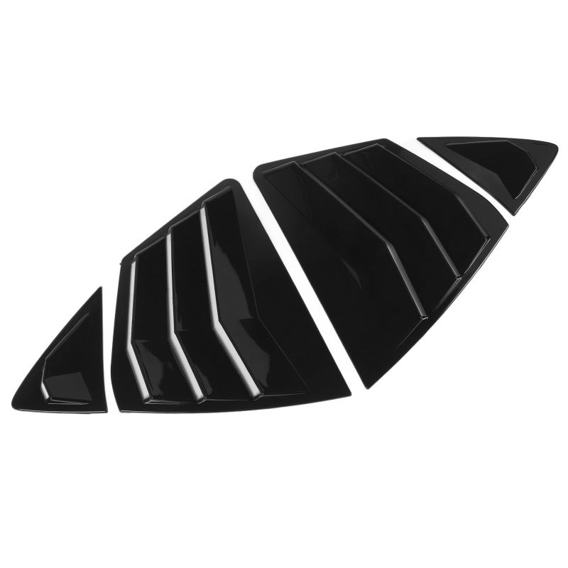 Car Window Louvers Glossy Black Automotive Grade ABS Material - Easy Installation Rear Window Louvers for Camry XV80 DIY Car Upgrade - Image 5