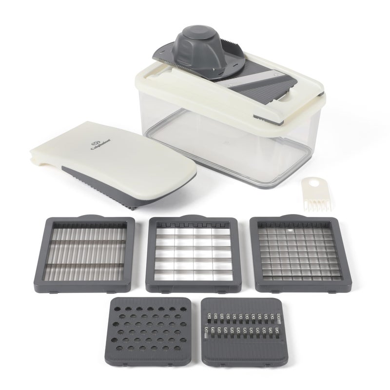 Calphalon Aero 8 in 1 Vegetable Chopper and Dicer, Food Chopper with Container - Image 1