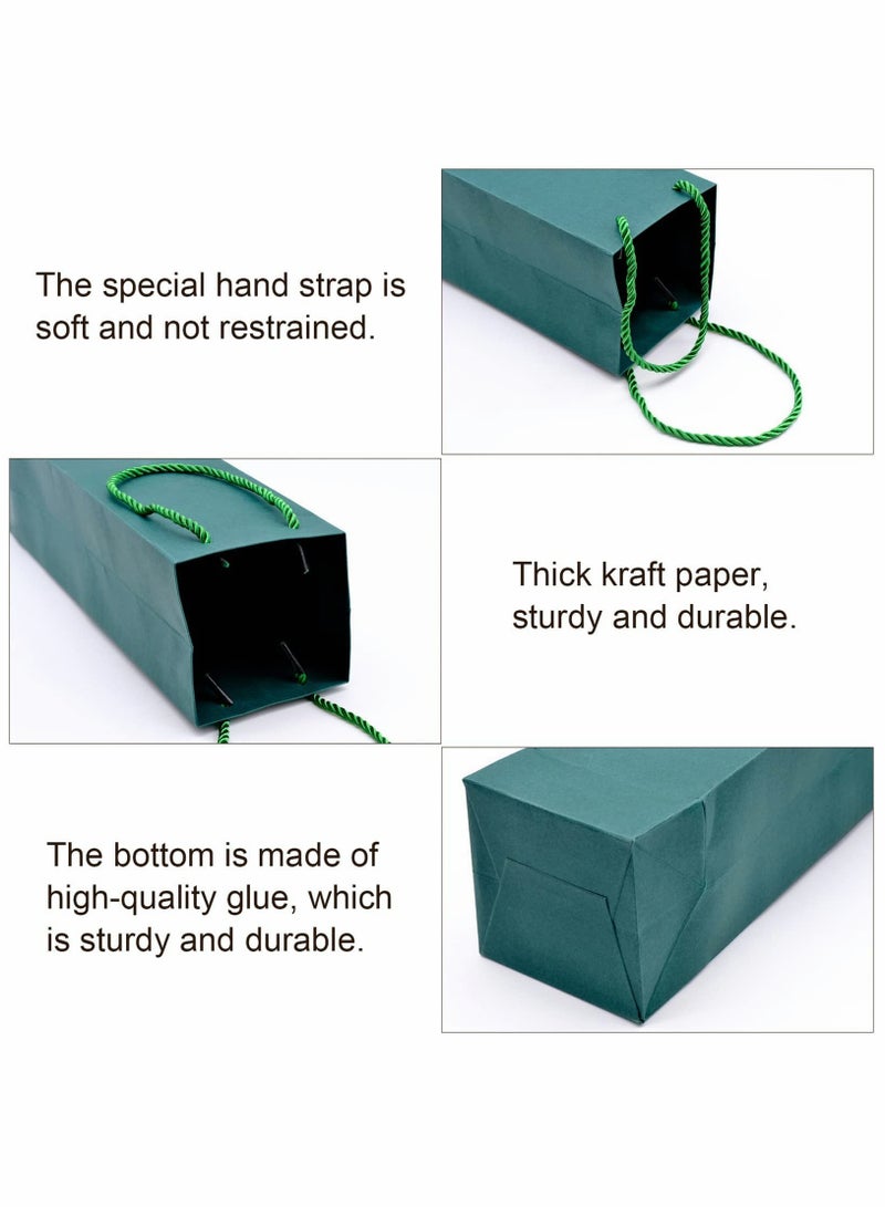 10-Pack Wine Gift Bags with Durable Rope Handles for Elegant Presentations and Easy Carrying - Image 2