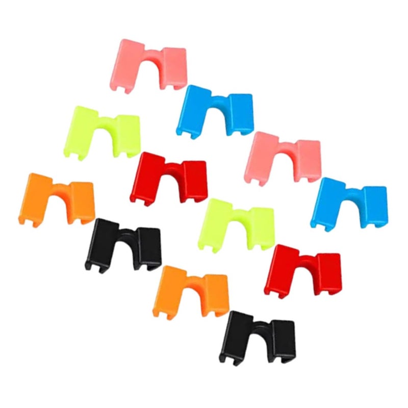 Reusable Chopstick Training Helpers 12pcs Multi Color PE Material Non Skid Easy Use for Beginners - Image 2