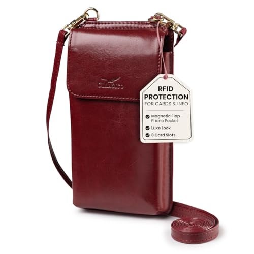 Claasico Crossbody Phone Purse for Women – RFID Phone Case Wallet w/Magnetic Closure & Separate Zipper Pocket Crossbody Bag - Image 1