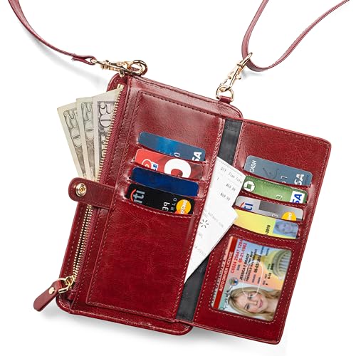 Claasico Crossbody Phone Purse for Women – RFID Phone Case Wallet w/Magnetic Closure & Separate Zipper Pocket Crossbody Bag - Image 2
