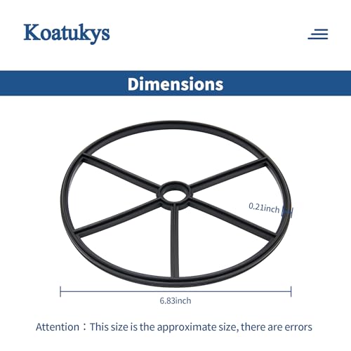 Koatukys 271148 2-Inch Diverter 5 Spoke Gasket Replacement For Pentair HiFlow Pool and Spa Multiport Valve (1/Pack) - Image 2