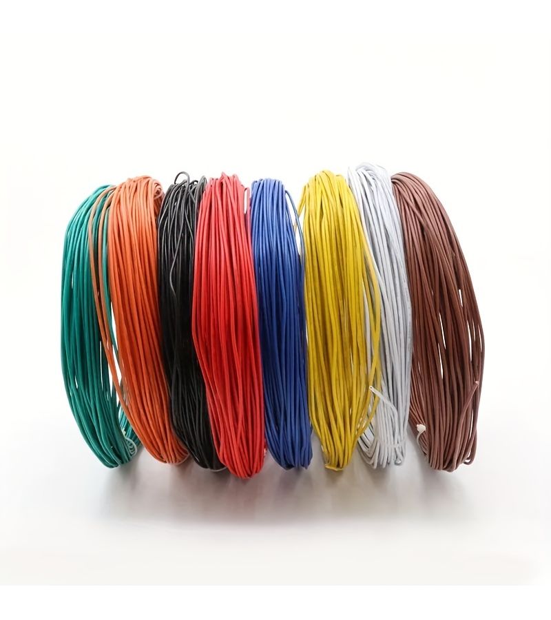 22 Awg Solid Wire Electrical Cable 1007 Tinned Copper Hookup Wire Breadboard Wire 32.8ft 10m Orange DIY - Image 4