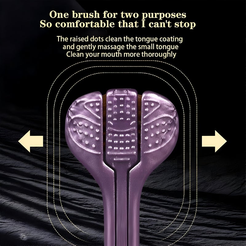 3-Sided Toothbrush Ultra Soft Bristles for Deep Cleaning,Triple Action Manual Toothbrush | Triple Head Design for 360° Cleaning | Eco-Friendly & Gentle on Gums (Pack of 3) (T5) - Image 5