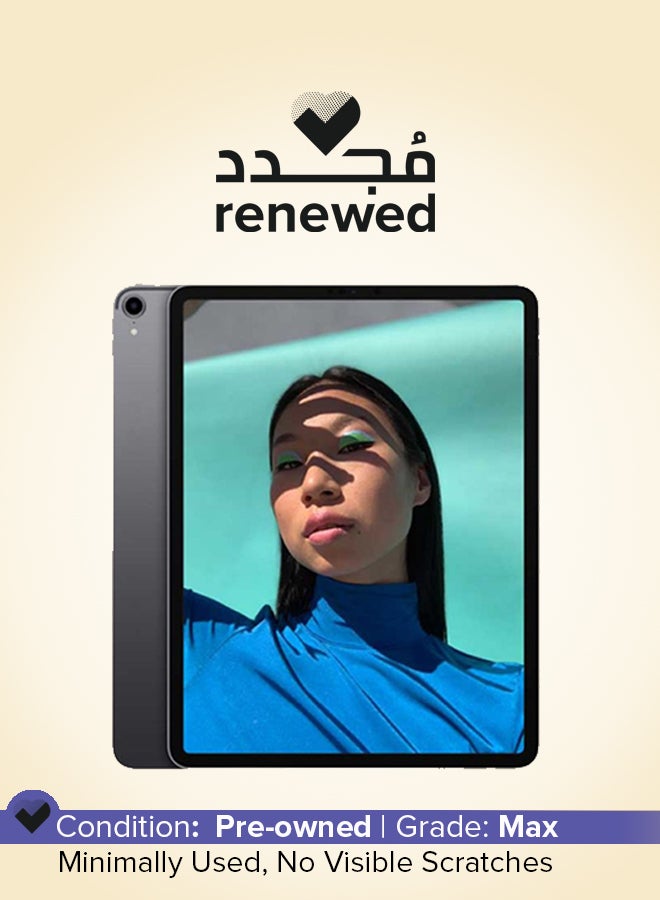 ابل  مجدد - آيباد برو 2018 (الجيل الثالث) 12.9 بوصة 256 جيجابايت واي فاي رمادي فضائي مع فيس تايم - Image 1
