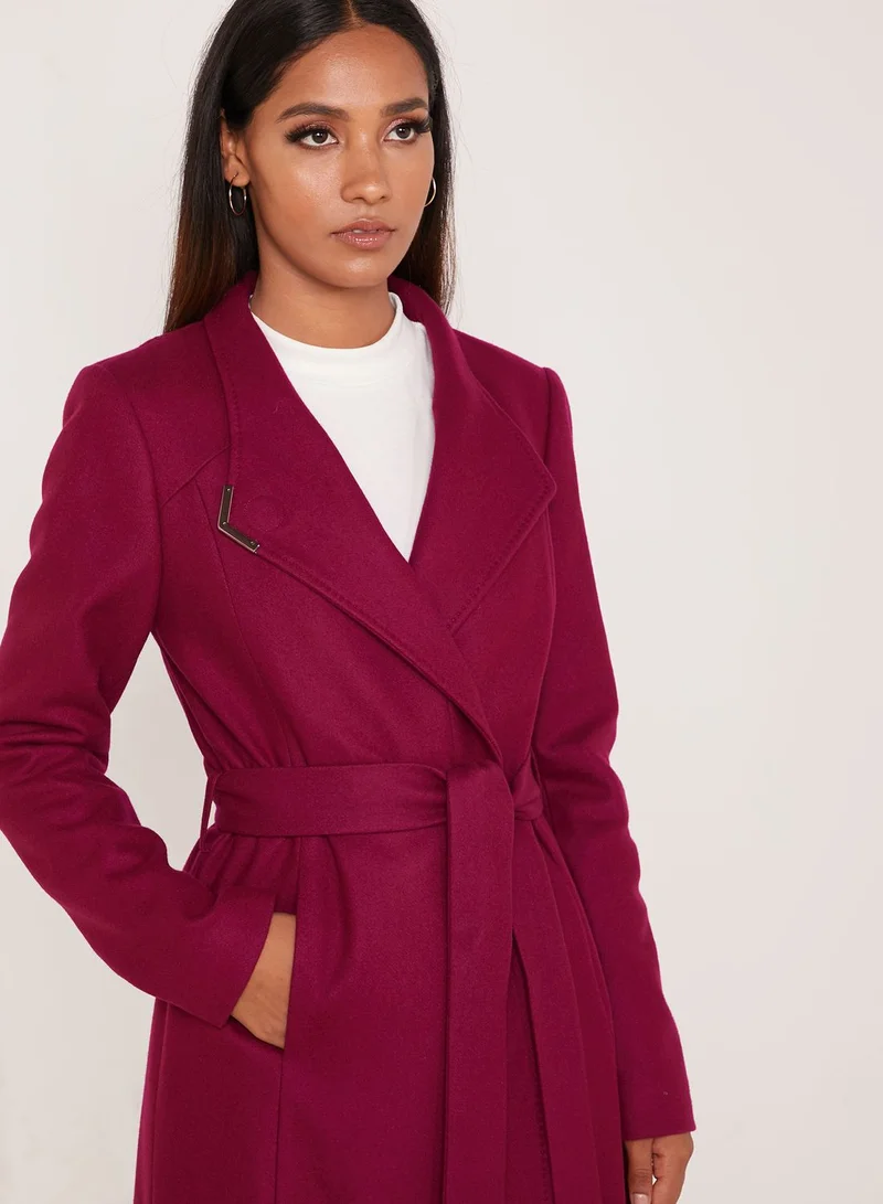 Ted Baker Ellgenc Long Belted Wrap Coat