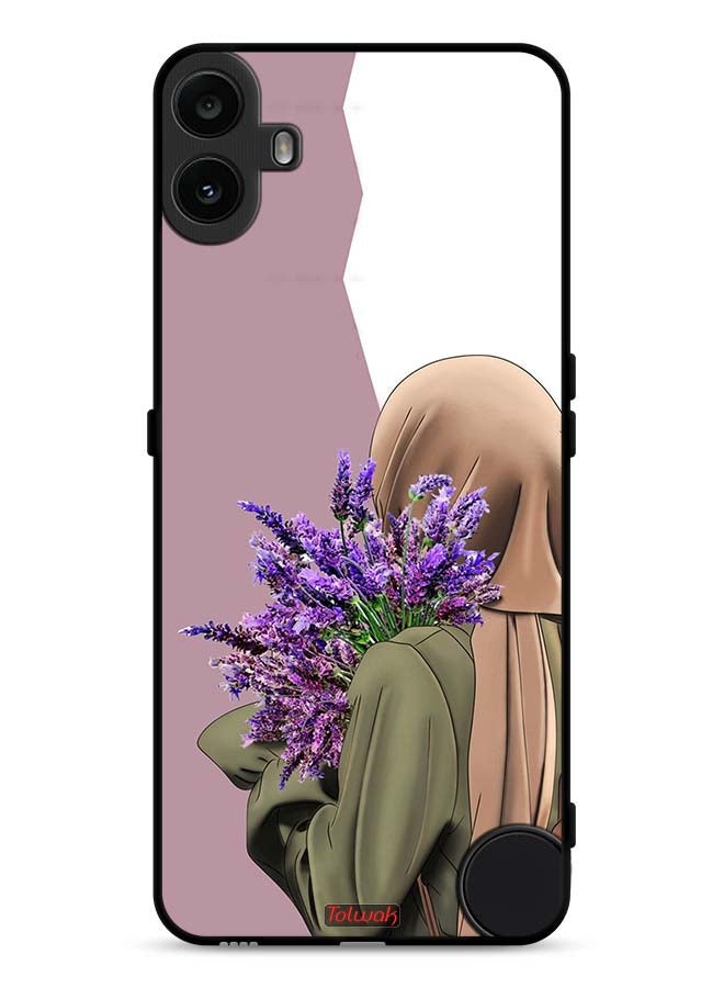 Tolwak Nothing CMF Phone 1 Protective Case Cover Holding Flower - Image 1