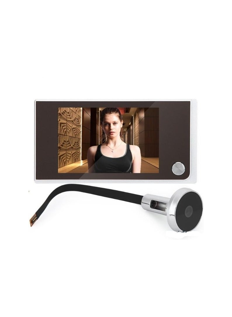 Digital Video Door Viewer, 24-Hour Surveillance Peephole for Home Security  - Image 1