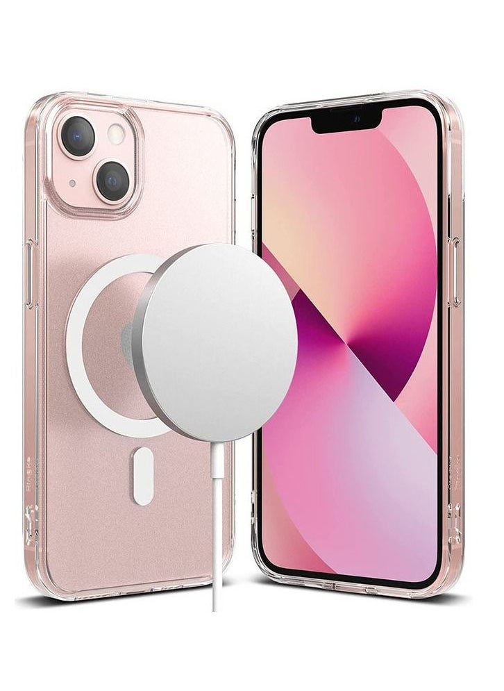Houmt iPhone 14 Magsafe Case 6.1 Inch Slim Thin Magnetic Case Yellowing-Resistant Shock Absorption Anti-Scratch and Anti-Drop Hard Back Crystal Case Compatible with iPhone 14 Case  - Image 1